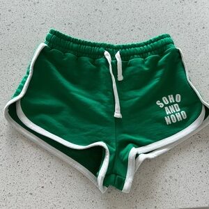 Women's Green Shorts